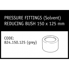 Marley Solvent Reducing Bush 150x125mm - 824.150.125